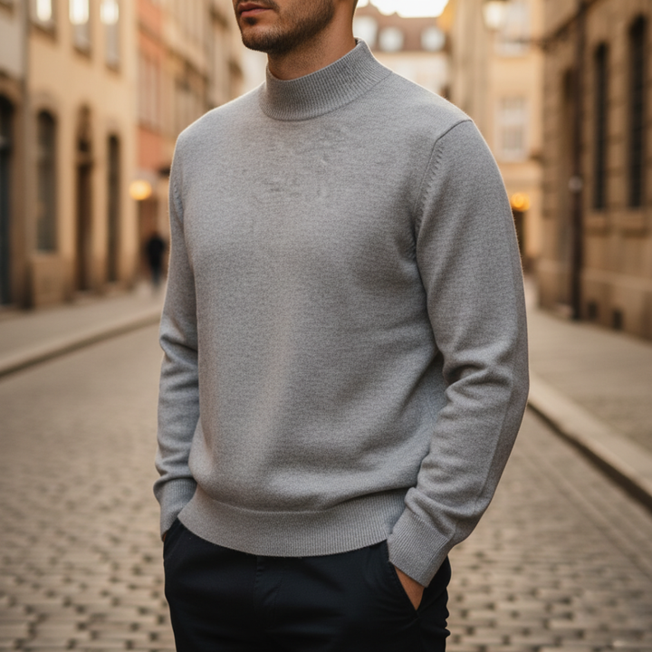 Maglione Collo Alto in Cashmere Uomo | Altivaro