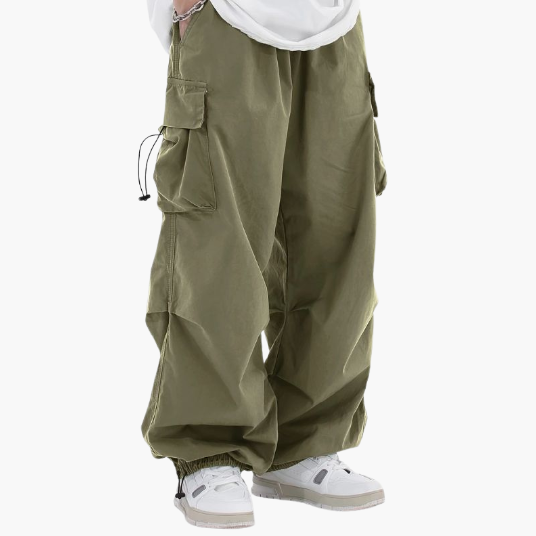 Wide Cargo Pants Men Streetwear Casual | Altivaro