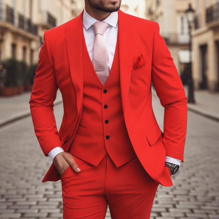 Abito Uomo 3 Pezzi Cerimonia in Tessuto Misto | Altivaro