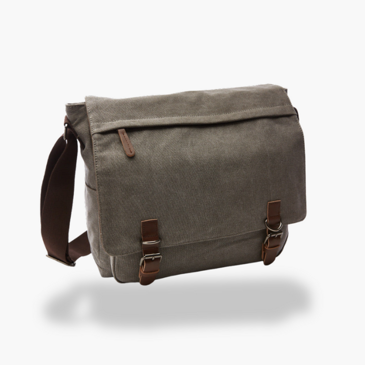 Herrentasche aus Segeltuch mit Lederdetails | Altivaro