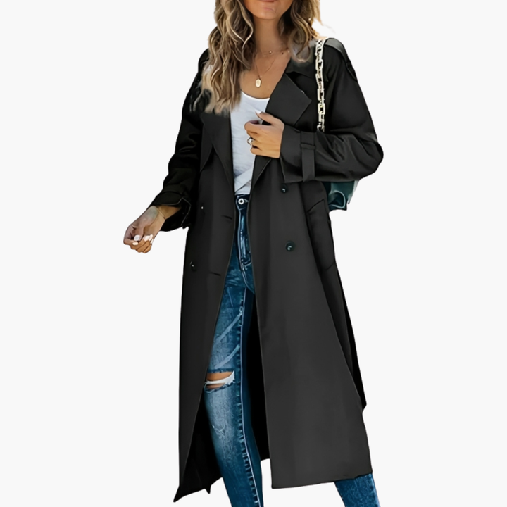 Cappotto lungo ortopedico donna in tessuto elegante | Altivaro