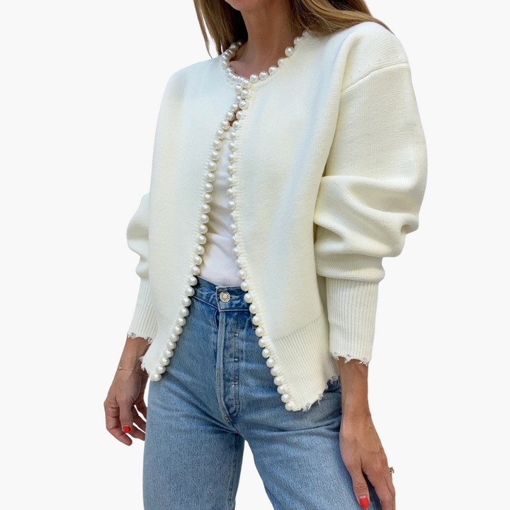 Elegant Pearl Women's Cardigan | Altivaro