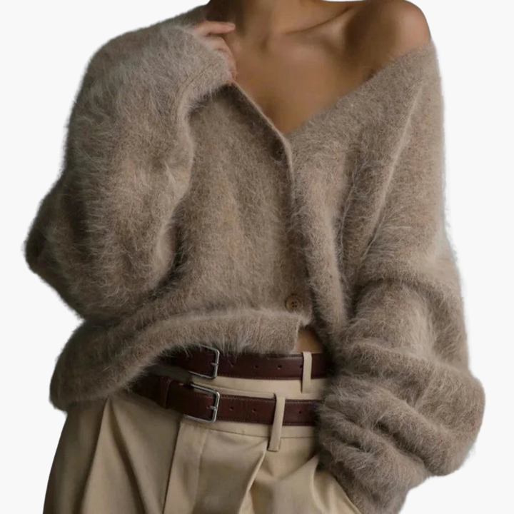 Cardigan Donna con Bottoni e Maniche Lunghe | Altivaro