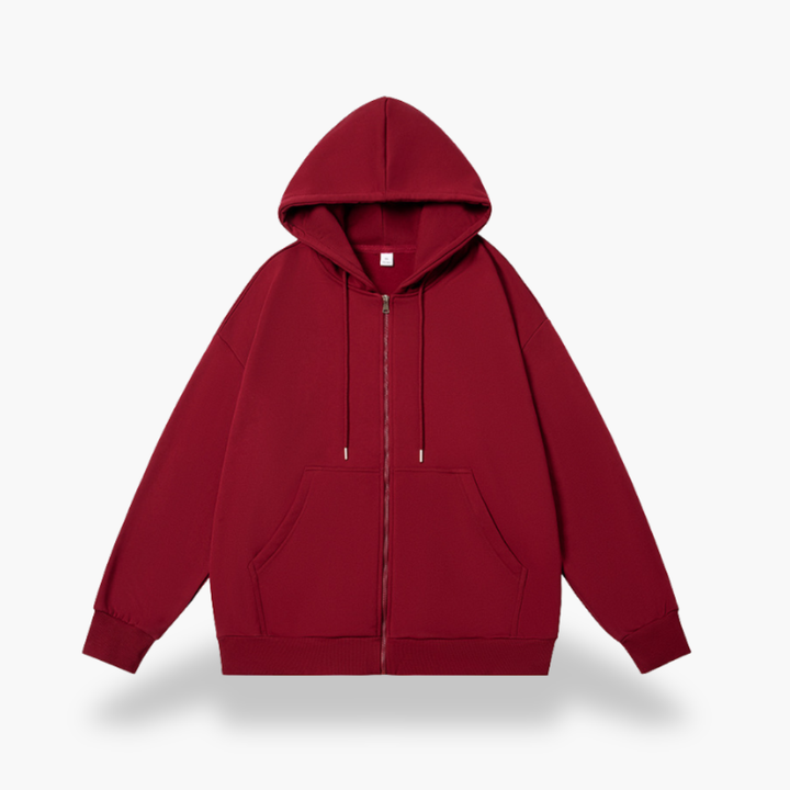 Felpa Uomo Cappuccio Zip Casual Streetwear | Altivaro
