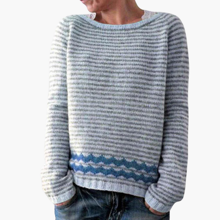 Maglione Donna Lana con Motivo Jacquard | Altivaro
