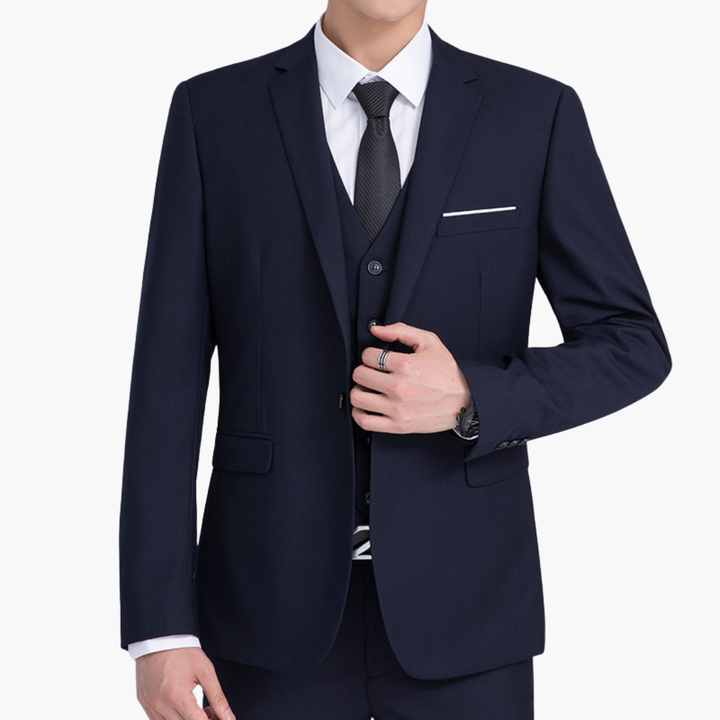 Abito Uomo Elegante 3 Pezzi Slim Fit Cerimonia | Altivaro