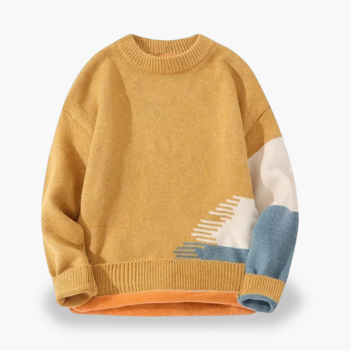 Maglione Colorato con Collo Girocollo per Donna | Altivaro
