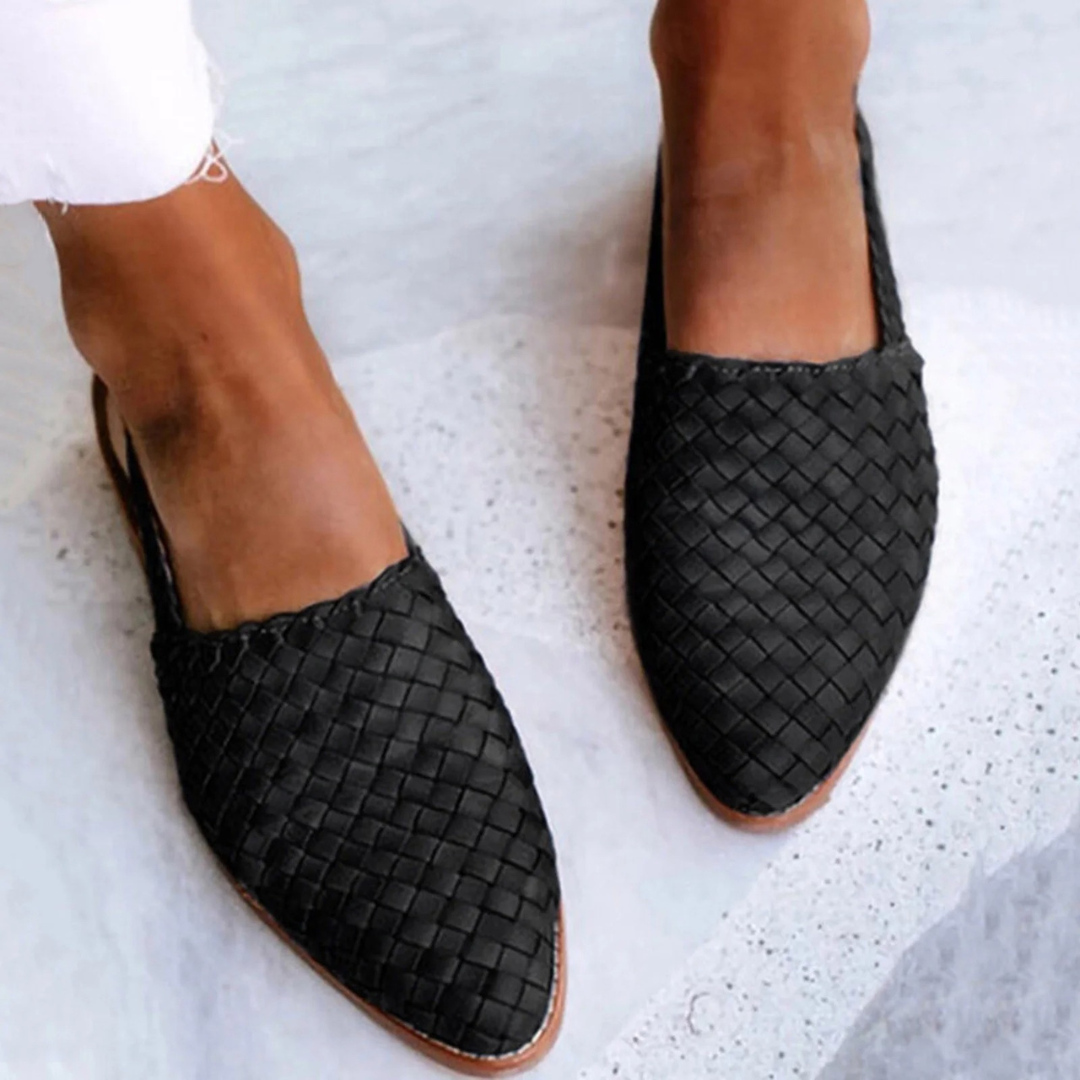 Donna Sandali Ortopedici Piatti Tessuti Punta Chiusa Casual | Altivaro-Altivaro