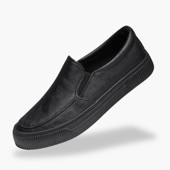Orthopedic Leather Slip-On Shoes for Men | Altivaro