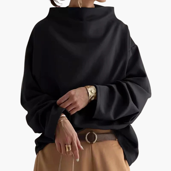 Women's Sweater with Turtleneck and Long Sleeves | Altivaro