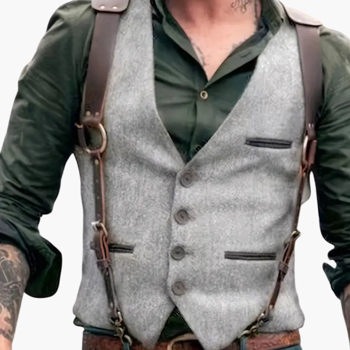 Gilet Uomo Elegante Casual Reversibile Lana | Altivaro-Altivaro