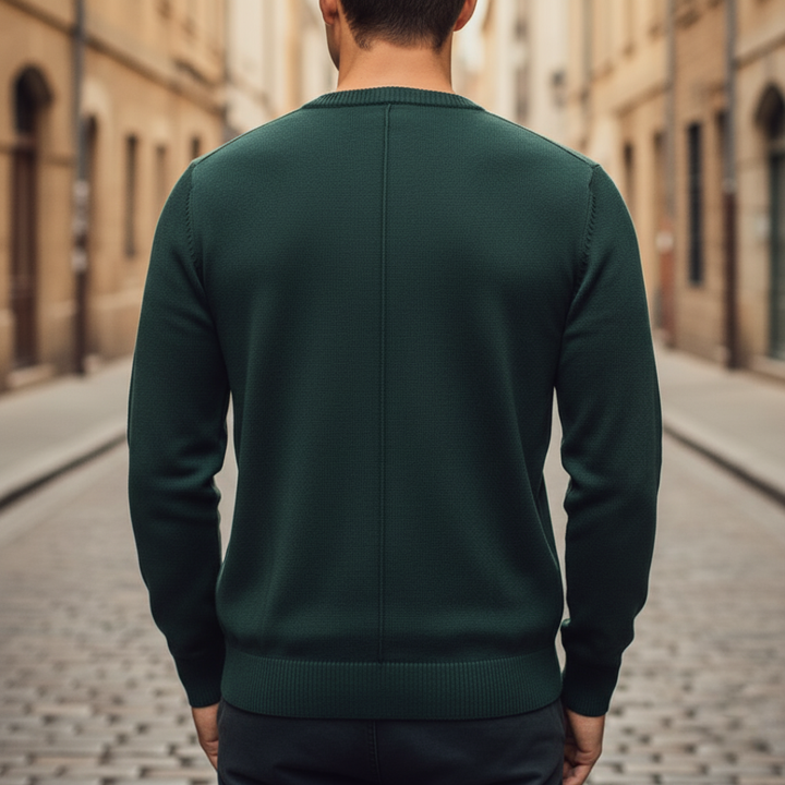 Herrenpullover Baumwolle V-Ausschnitt Leicht | Altivaro