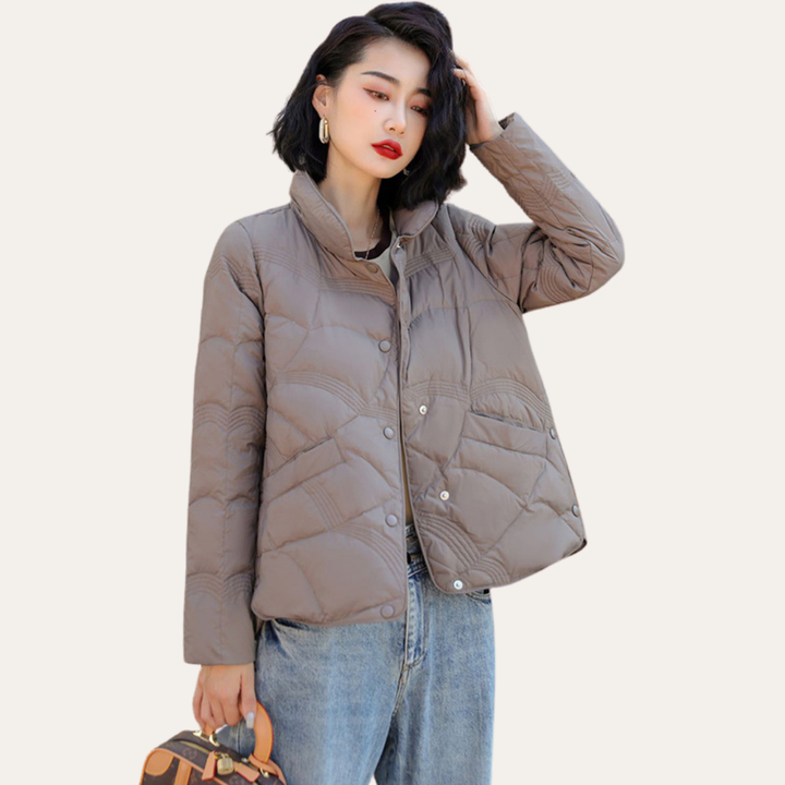 Women's Quilted Lightweight Down Jacket Padded Winter Coat | Altivaro