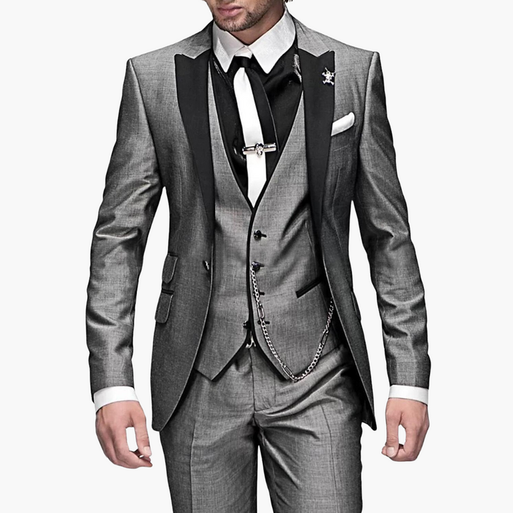 Abito Uomo con Giacca e Pantaloni Slim Fit in Lino | Altivaro