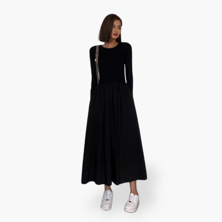 Vestito Donna Lungo Maniche Lunghe Elegante | Altivaro