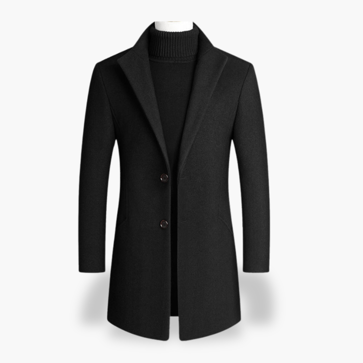 Elegant Men's Coat in Polyester | Altivaro