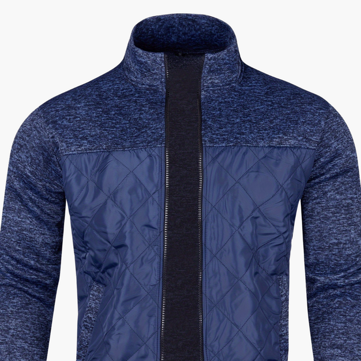 Giacca uomo con zip, in tessuto misto | Altivaro