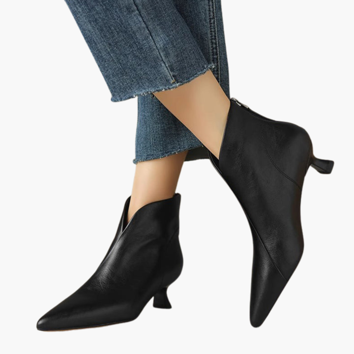 Women's Orthopedic Ankle Boots with Low Heel | Altivaro