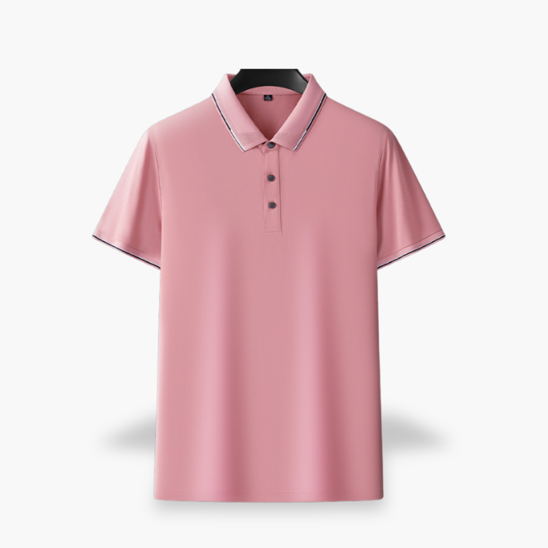 Polo Uomo Manica Corta Traspirante in Poliestere Estiva Elegante | Altivaro