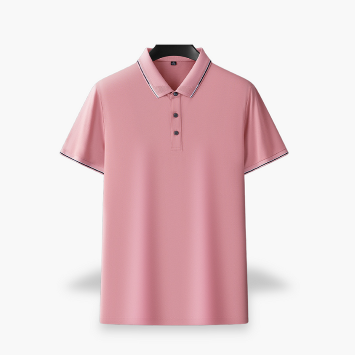 Polo Uomo Manica Corta Traspirante in Poliestere Estiva Elegante | Altivaro