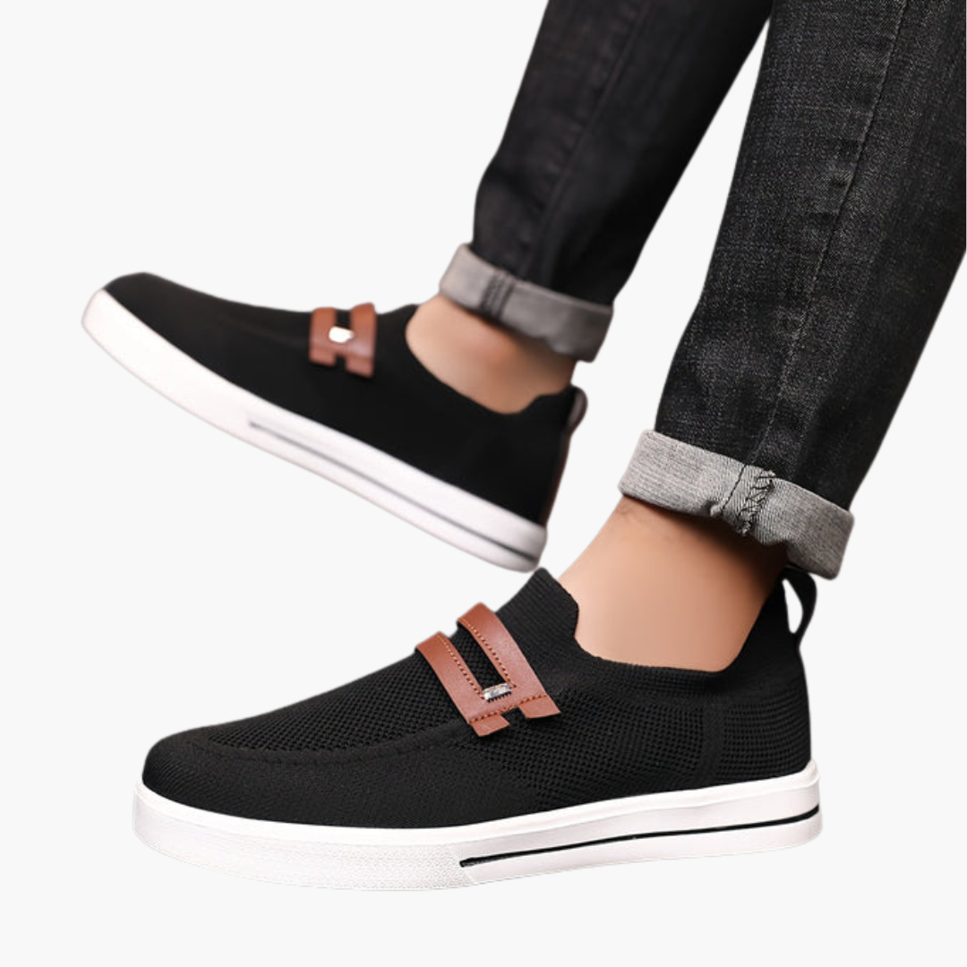 Scarpe Uomo Ortopediche Casual Tessuto Slip On | Altivaro