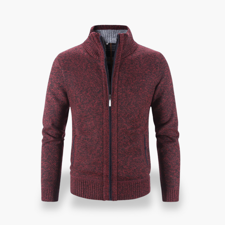 Cardigan Uomo Lana con Zip | Altivaro