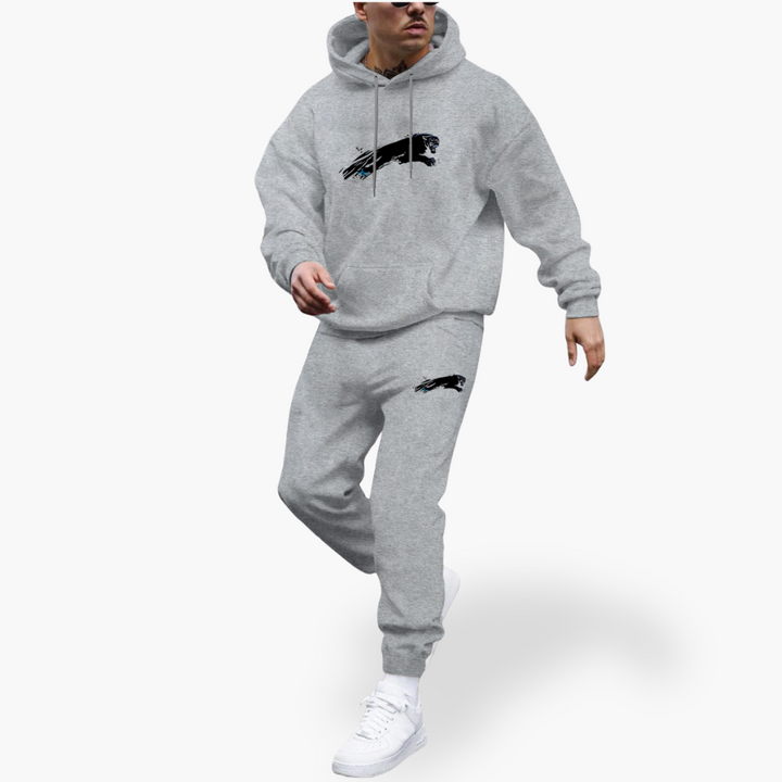Tuta da uomo in cotone con cappuccio e pantaloni | Altivaro