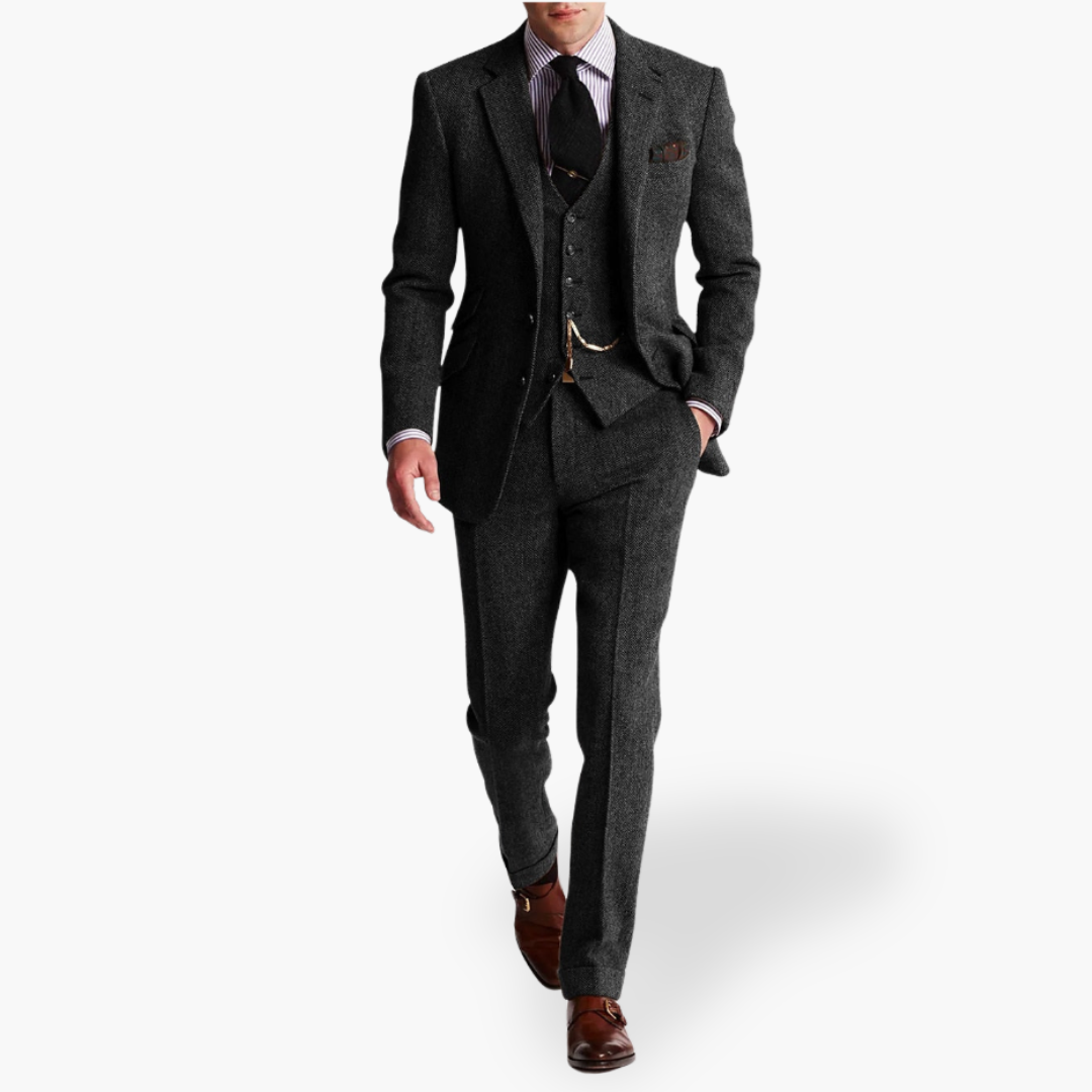 Abito Uomo in Tweed con Giacca e Pantaloni | Altivaro