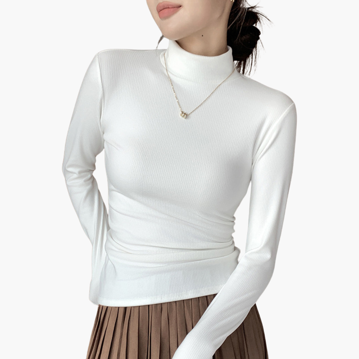 Maglione Girocollo Donna in Tessuto Elasticizzato a Maniche Lunghe | Altivaro