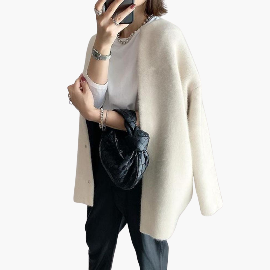 Giacca Cardigan Donna in Cashmere con Bottoni | Altivaro