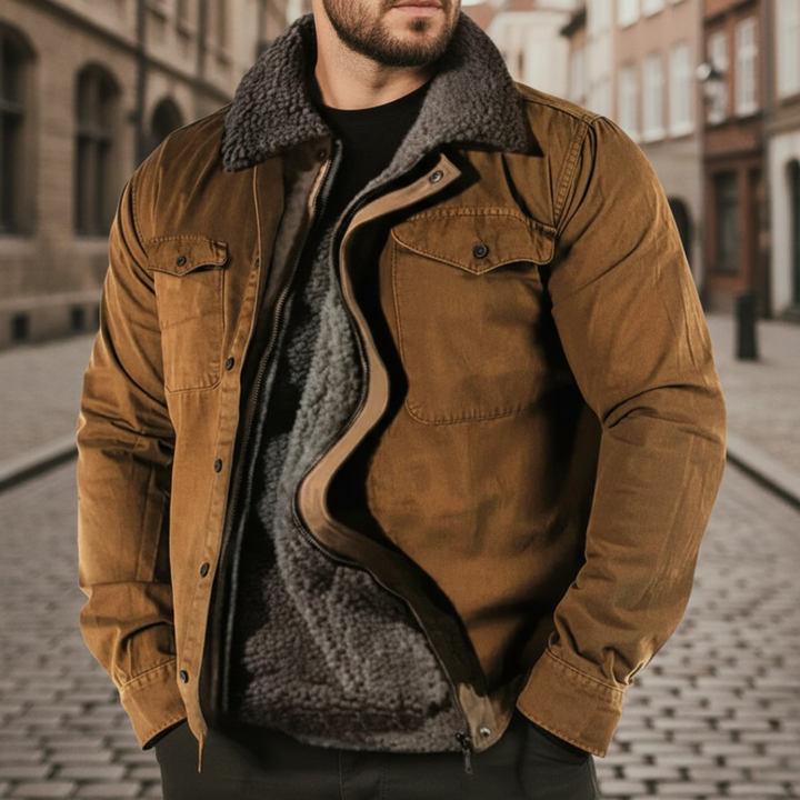 Herrenjacke aus Polyester mit Futter | Altivaro