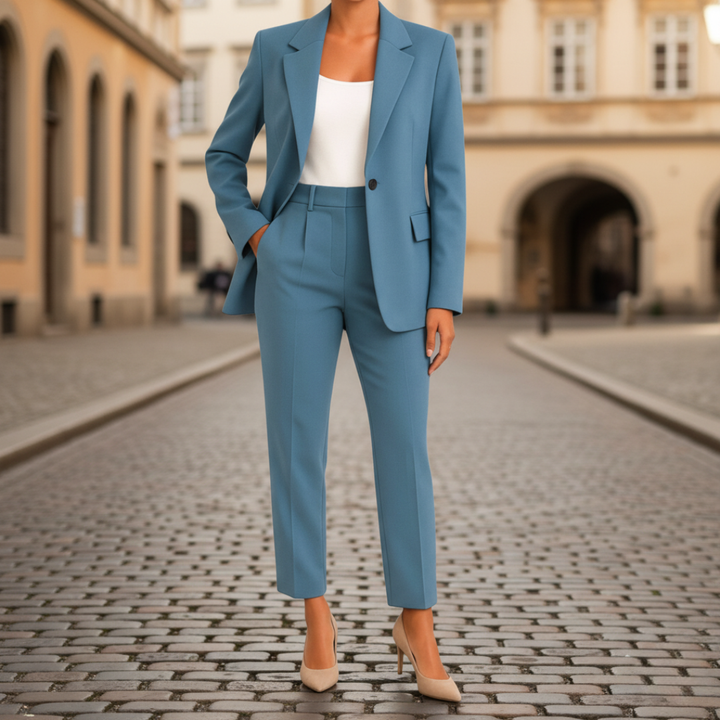 Elegante Damen Business-Hose Komplett aus Polyester | Altivaro