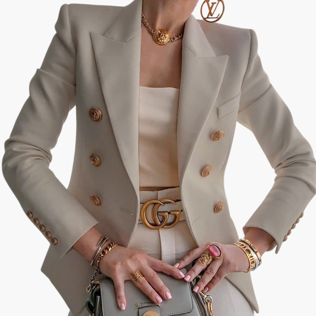 Blazer Donna Fluo con Bottoni Dorati | Altivaro