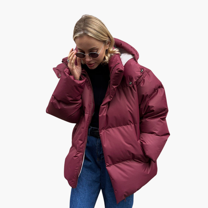 Giacca Invernale Piumino Donna con Cappuccio | Altivaro