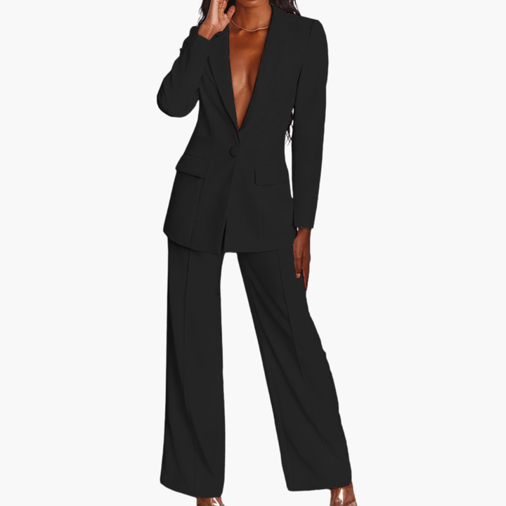 Women's set with jacket and wide-leg pants | Altivaro