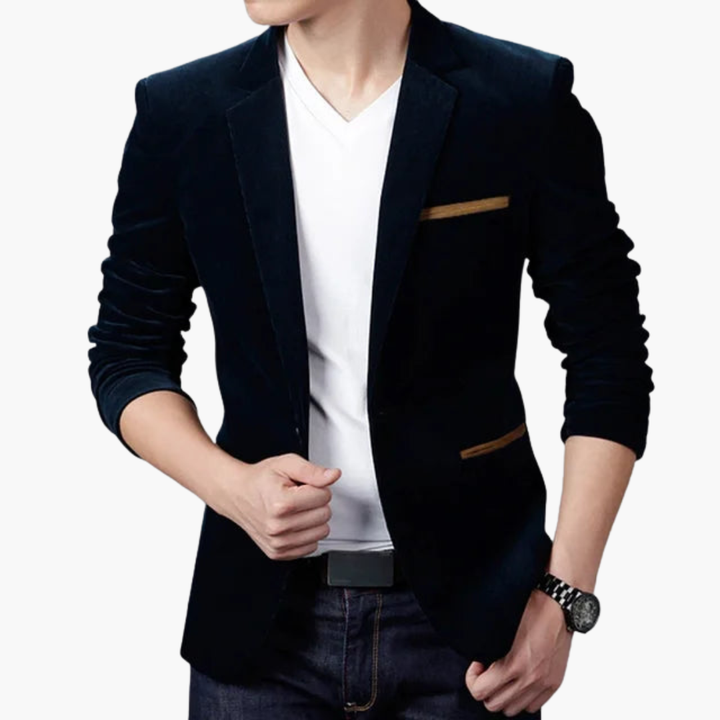 Giacca Uomo Slim Fit in Velluto Elegante | Altivaro