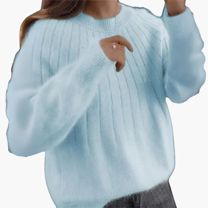Maglione Donna con Maniche Lunghe e Righe Verticali | Altivaro
