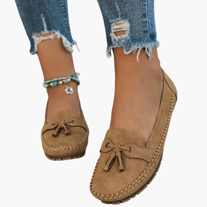 Orthopedic Suede Loafers for Women | Altivaro