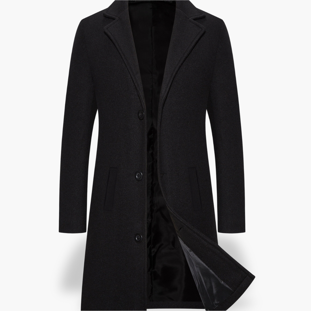 Cappotto Uomo con Bottoni in Panno | Altivaro