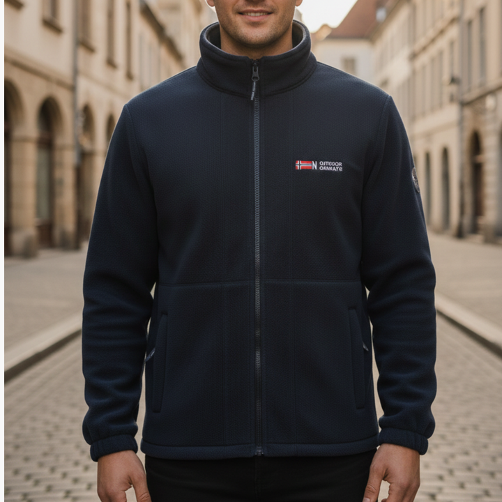Herren-Fleecejacke mit Reißverschluss Outdoor | Altivaro
