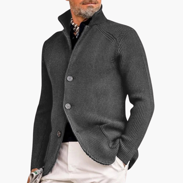Giacca Uomo in Maglia con Bottoni Elegante | Altivaro