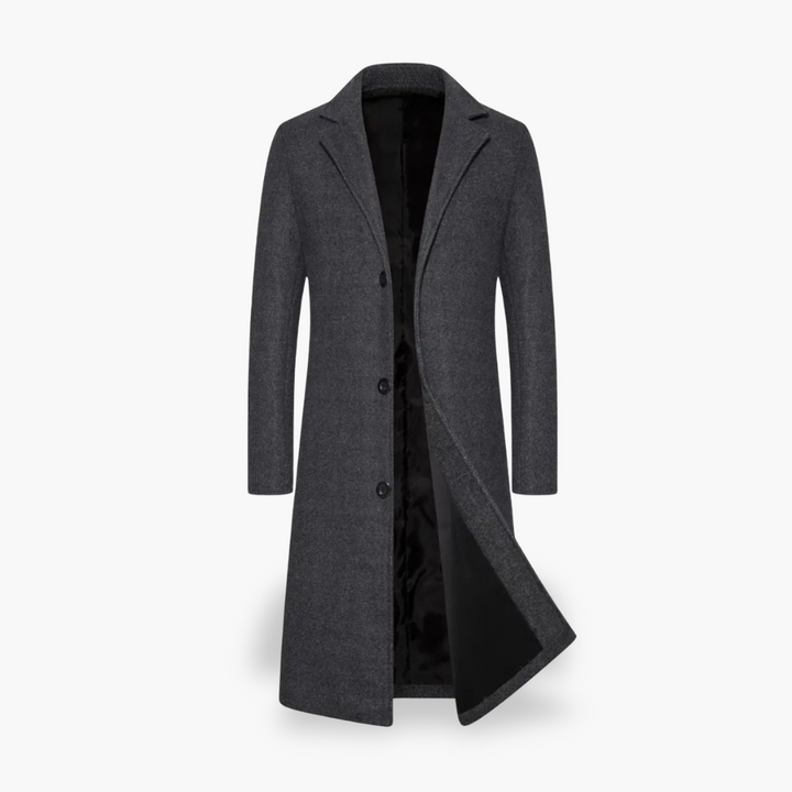 Cappotto Uomo Elegante in Panno con Bottoni | Altivaro
