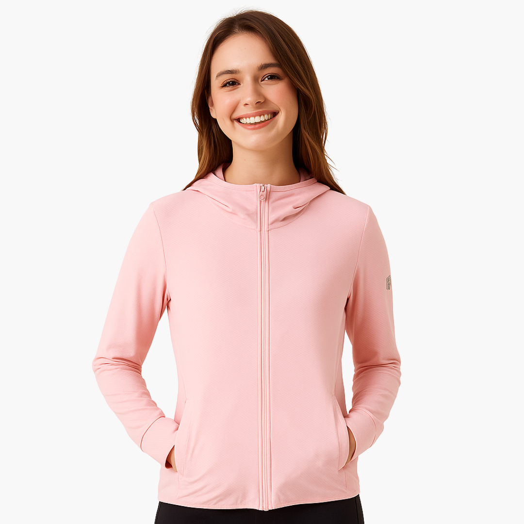 Hoodie for Men and Women in Lightweight Fabric with Zip | Altivaro