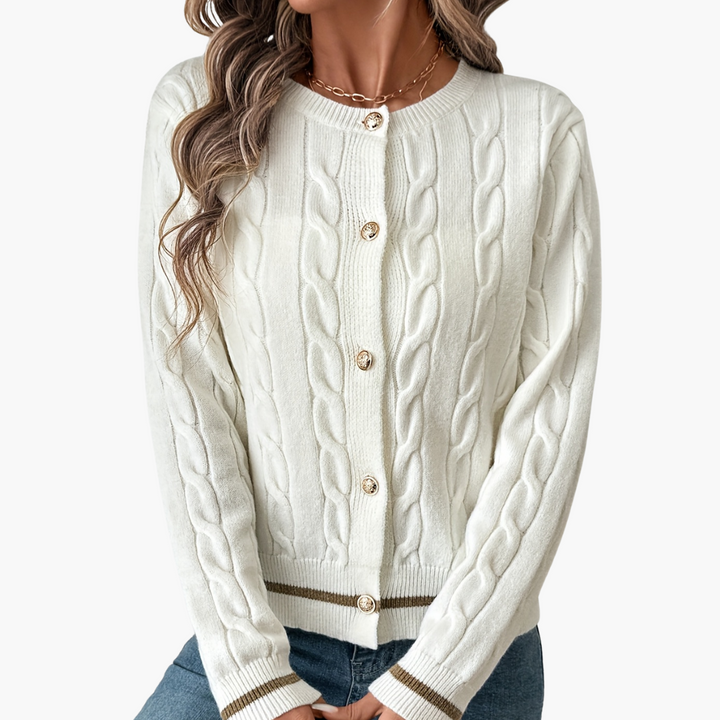 Cardigan Donna con Motivo Intrecciato | Altivaro