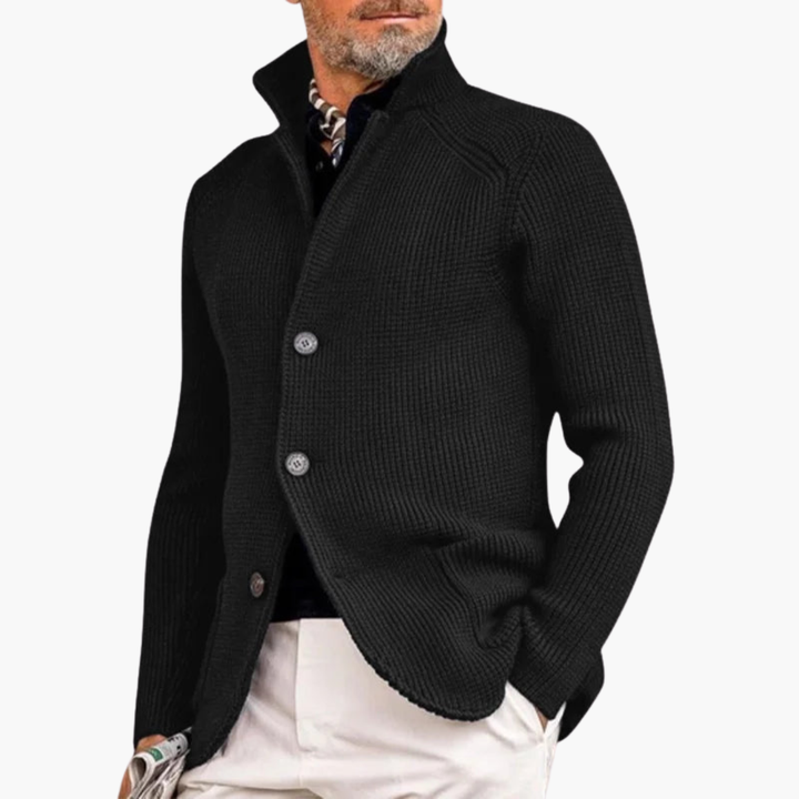Giacca Uomo in Maglia con Bottoni Elegante | Altivaro