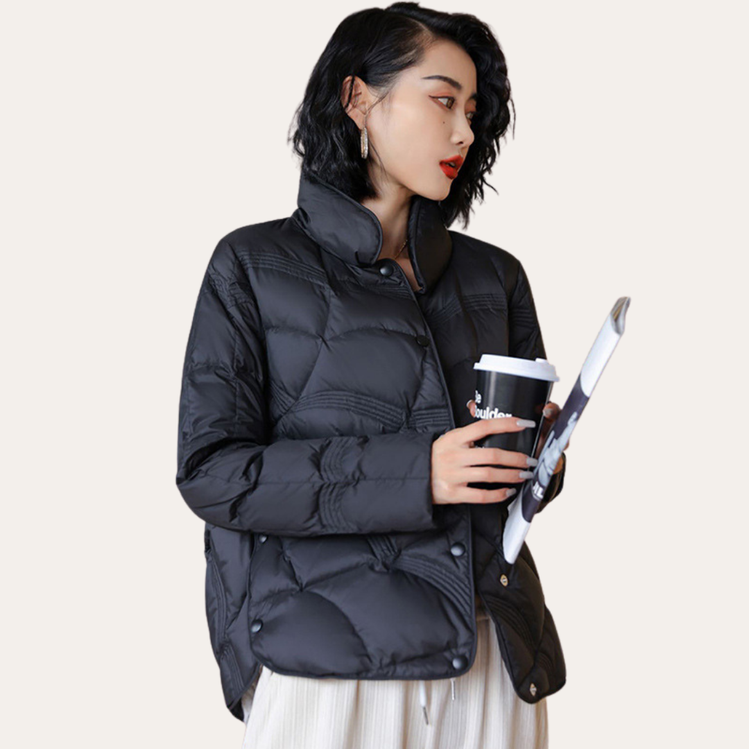 Women's Quilted Lightweight Down Jacket Padded Winter Coat | Altivaro