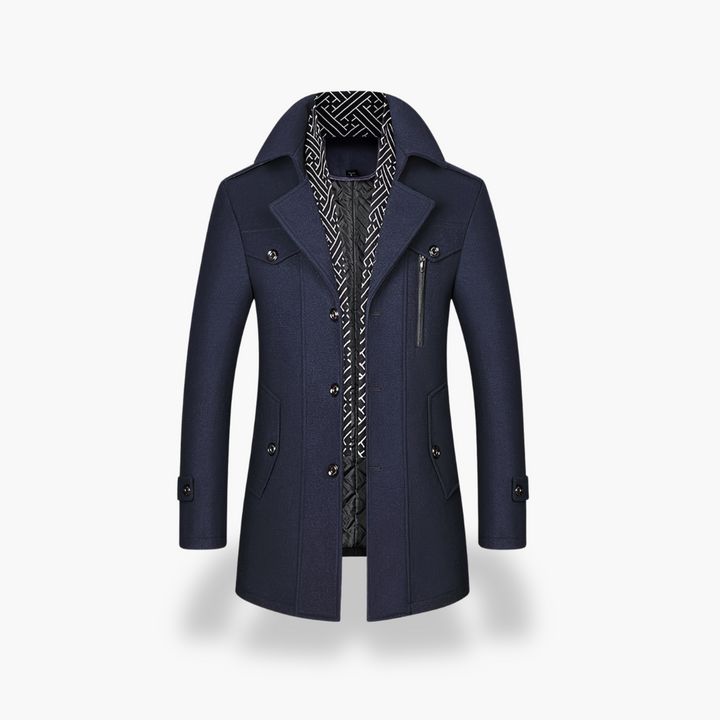Cappotto Uomo con Bottoni e Dettagli | Altivaro