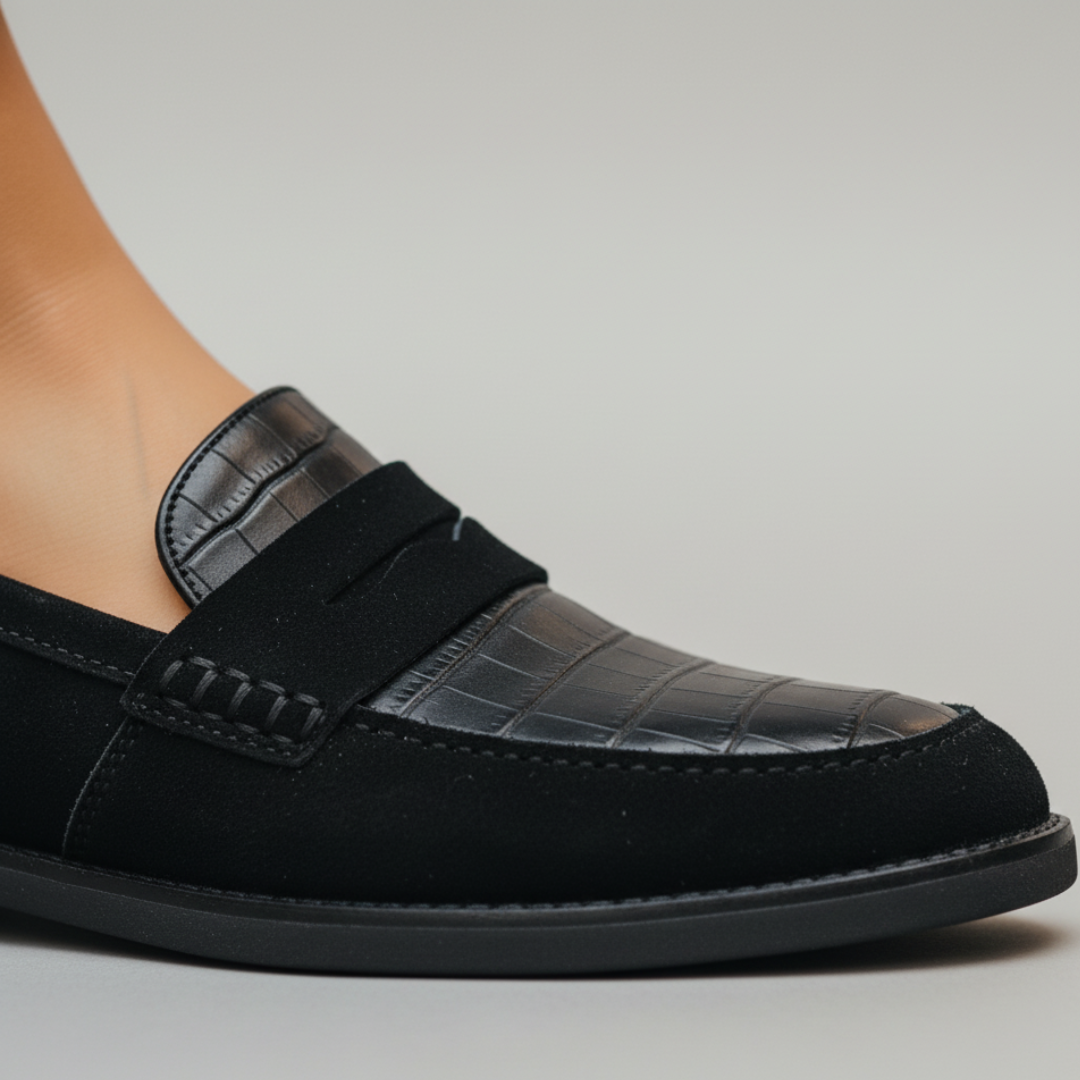Orthopädische Damen Loafer aus Wildleder Elegant | Altivaro