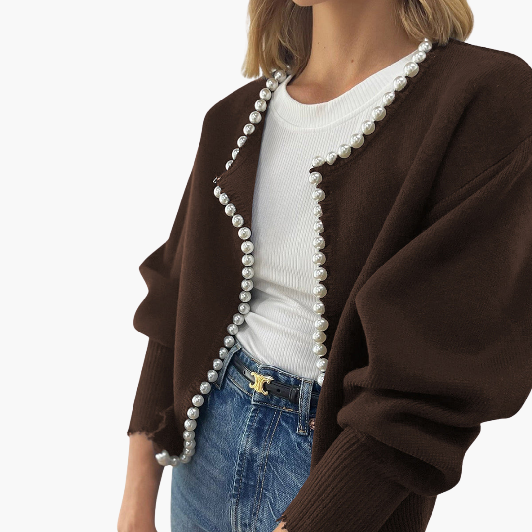 Elegant Pearl Women's Cardigan | Altivaro