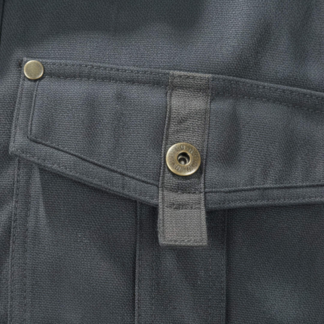 Herrenjacke Hemd Polyester Gefüttert Knöpfe | Altivaro